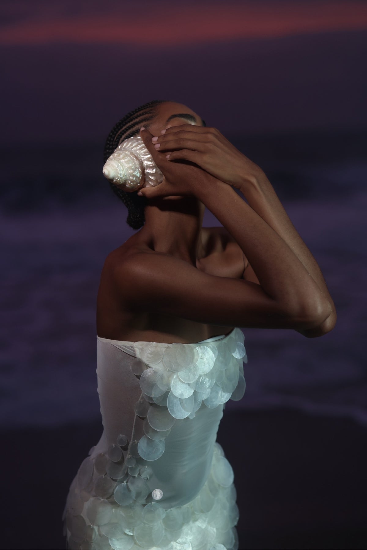 PEARL SHELL GOWN