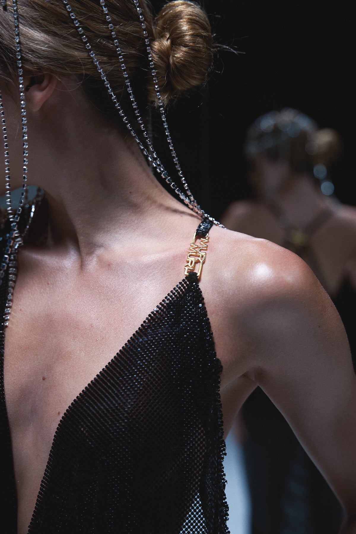 DRAPED ALUMINUM DRESS- PRE ORDER