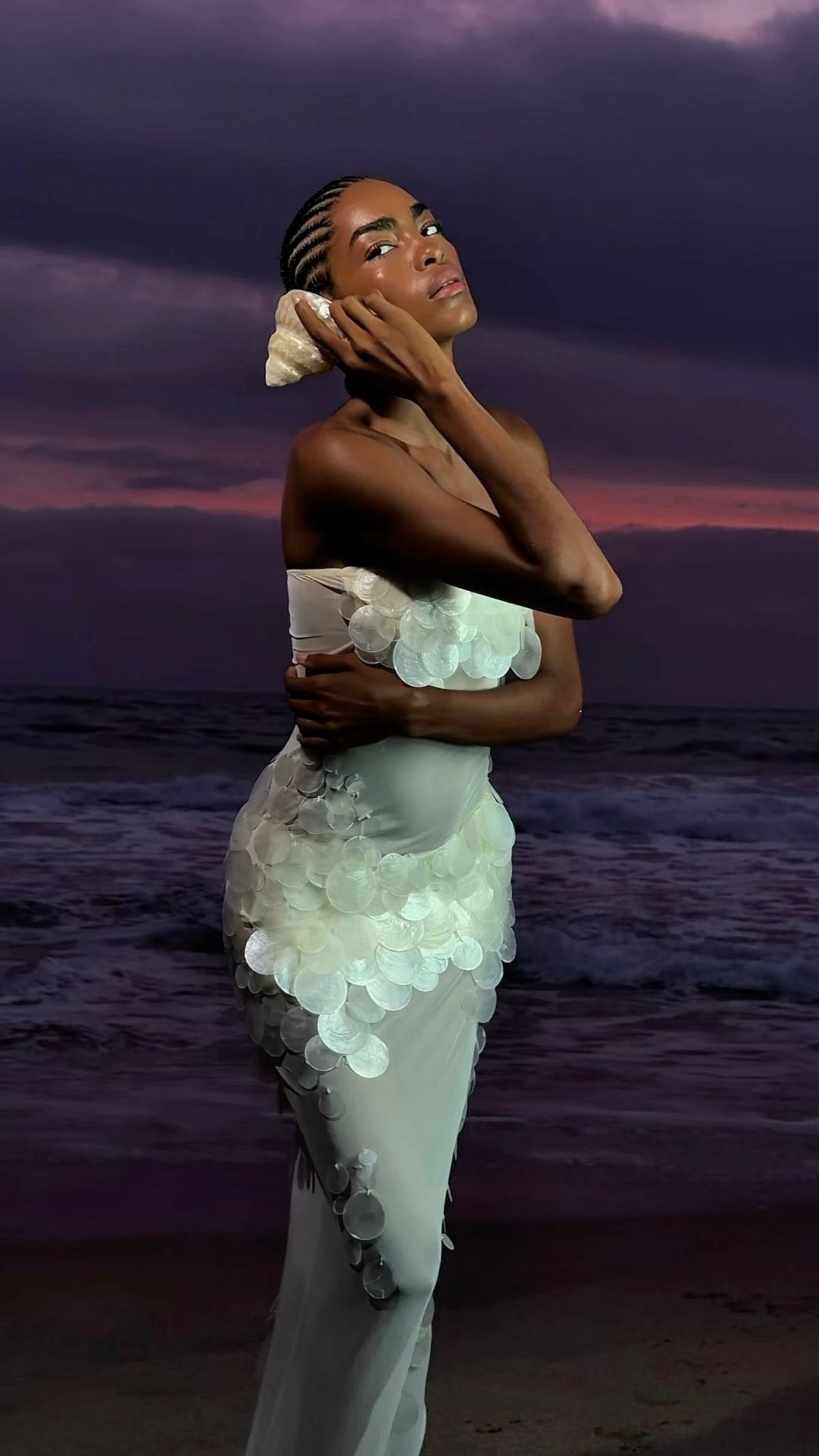 PEARL SHELL GOWN
