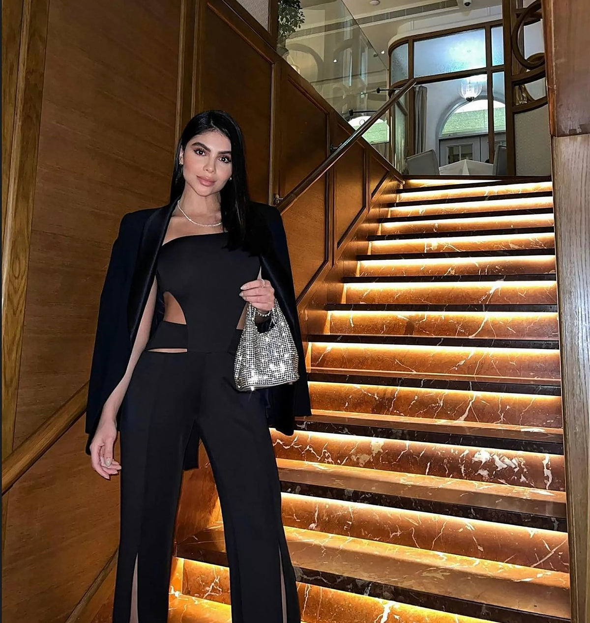 BLACK ICON JUMPSUIT